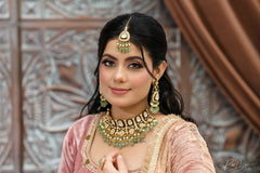 Lavender Velvet Lengha Set