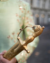 Mint Green Khadi Silk Sherwani