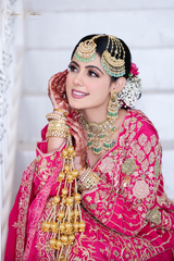 Magenta Silk Salwaar Suit