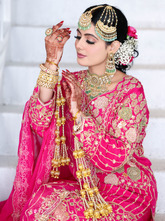 Magenta Silk Salwaar Suit