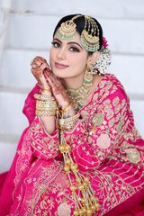 Magenta Silk Salwaar Suit