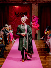 Bottle Green Sherwani