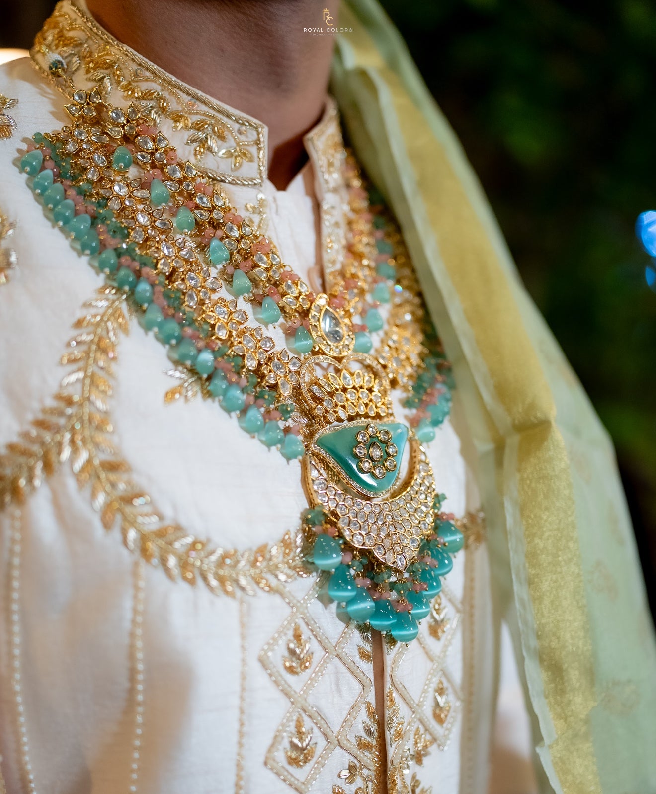 Soft Baby Pink Pure Silk Sherwani