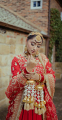 Red Kurti Lengha