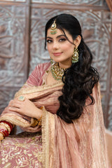 Lavender Velvet Lengha Set