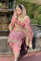Baby Pink Pure Laam Salwaar Suit