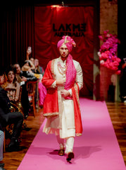 Golden Broked Sherwani