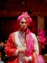 Golden Broked Sherwani