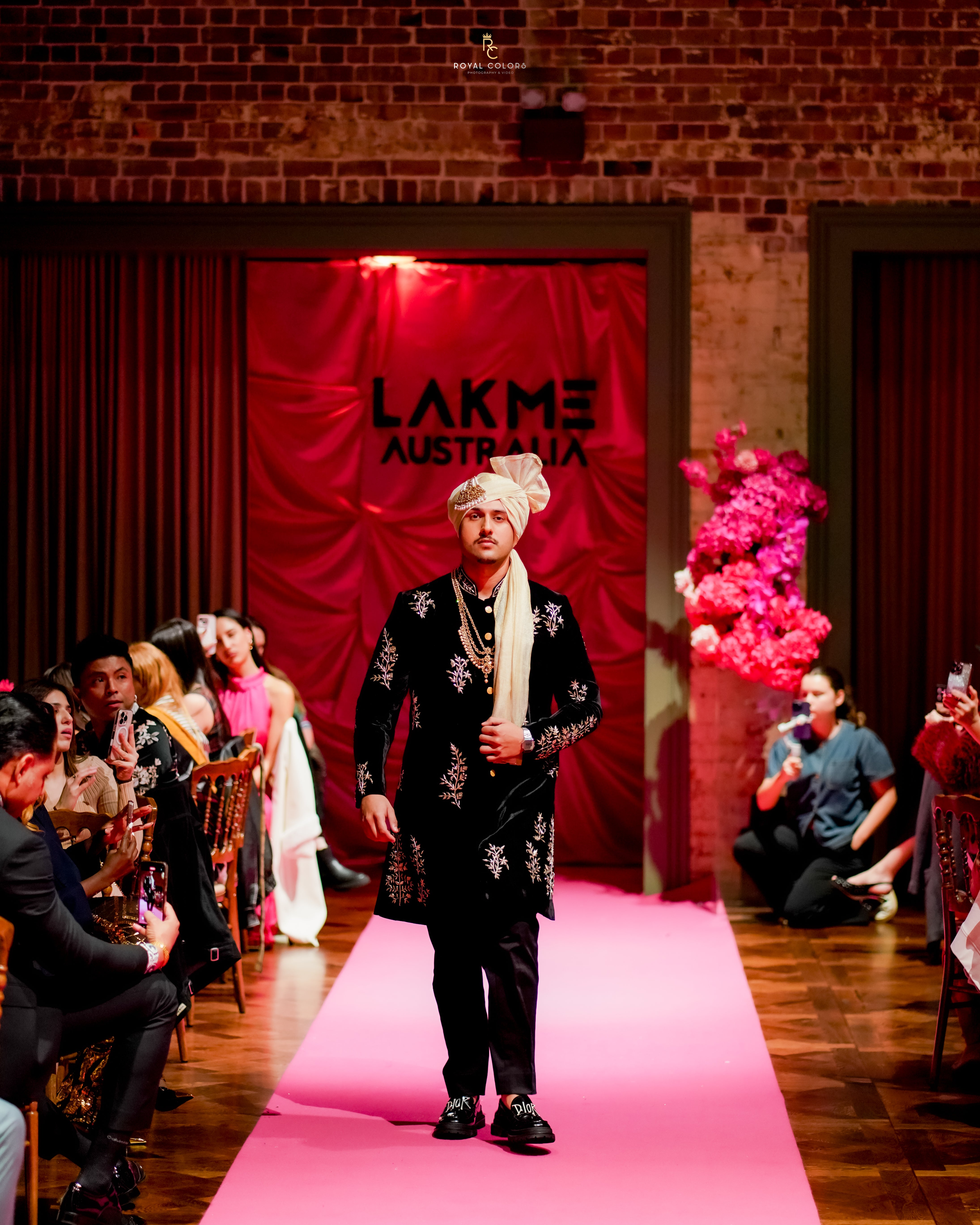Black Velvet Sherwani