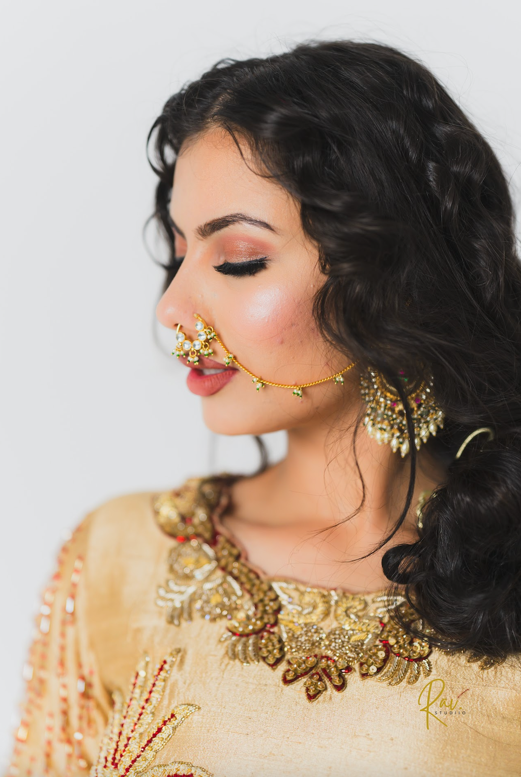 Golden Khadi Silk Short Shirt Salwaar Suit